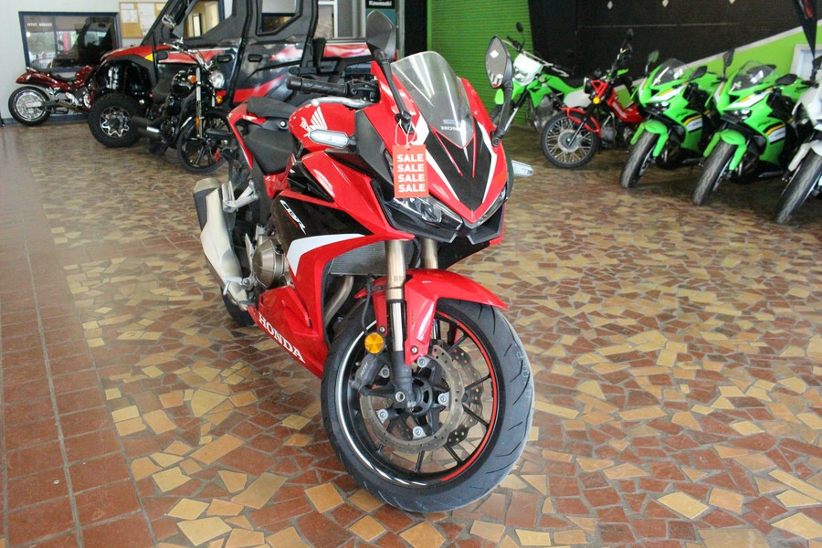 2022 Honda CBR500R ABS CBR500R ABS Matte Gray Metallic - N5300586