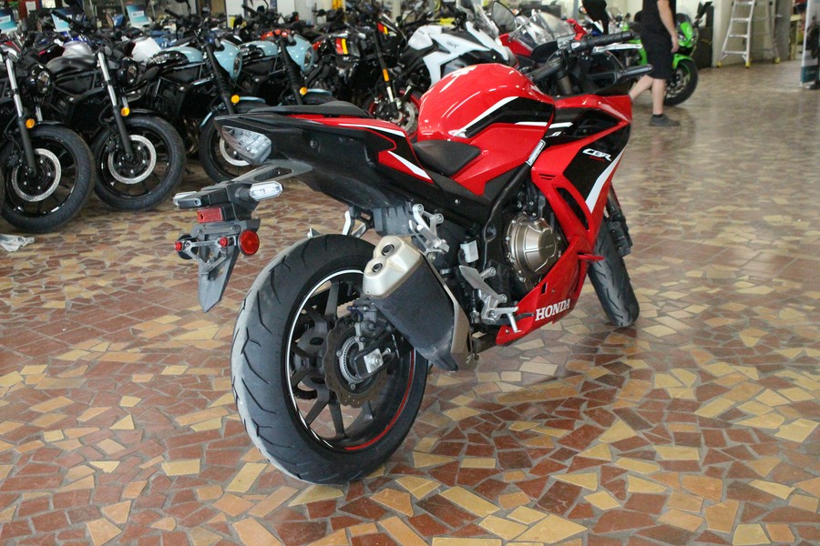2022 Honda CBR500R ABS CBR500R ABS Matte Gray Metallic - N5300586