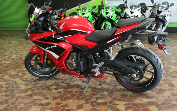 2022 Honda CBR500R ABS CBR500R ABS Matte Gray Metallic - N5300586