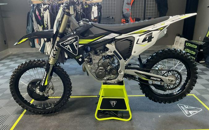2025 Triumph TF 450-RC Edition Jet Black/Pure White