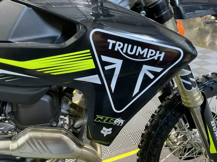 2025 Triumph TF 450-RC Edition Jet Black/Pure White