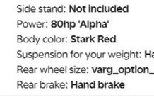 2024 Stark VARG Alpha Enduro 18"_80HP