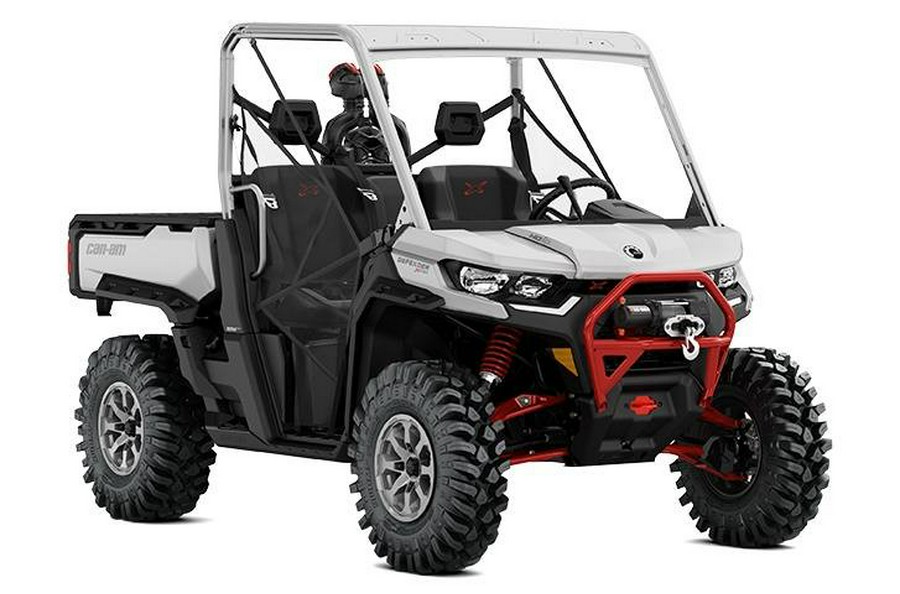 2024 Can-Am Defender X MR HD10 - SILVER / RED