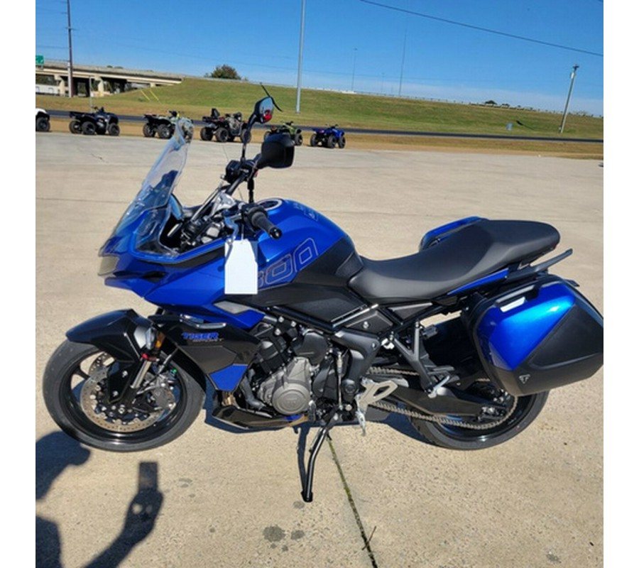 2026 Triumph Tiger Sport 800 Caspian Blue/Sapphire Black Sport 800