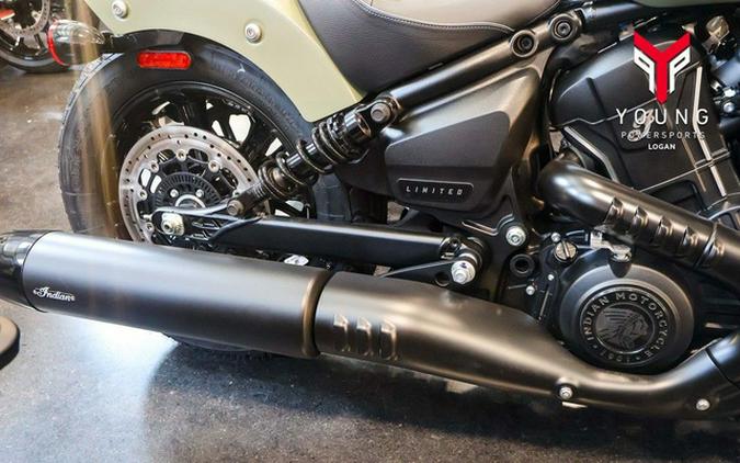 2026 Indian Scout Bobber Limited +Tech Moss Green Smoke