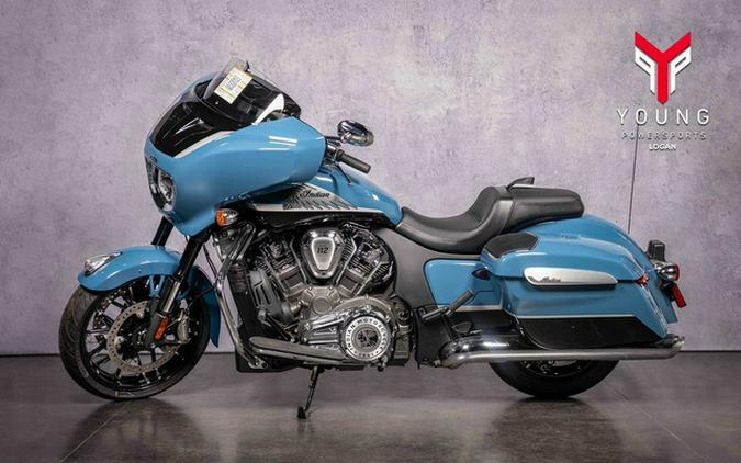 2026 Indian Chieftain PowerPlus Limited 112 w/PowerBand Audio Stom Blue with Black Met