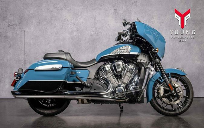 2026 Indian Chieftain PowerPlus Limited 112 w/PowerBand Audio Stom Blue with Black Met