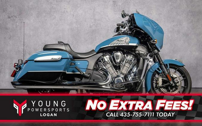 2026 Indian Chieftain PowerPlus Limited 112 w/PowerBand Audio Stom Blue with Black Met