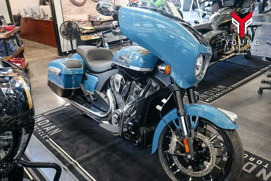 2026 Indian Chieftain PowerPlus Limited 112 w/PowerBand Audio Stom Blue with Black Met