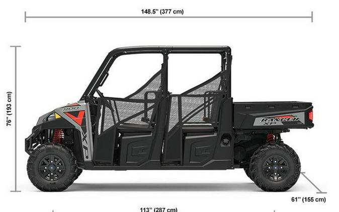 2019 Polaris Ranger Crew XP 900 EPS SILVER PEARL