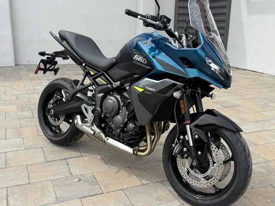 2026 Triumph Tiger Sport 660 Interstellar blue / Mineral grey