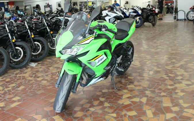 2025 Kawasaki Ninja 650 KRT Edition ABS Lime Green/Ebony/Pearl Blizzard White - 7SDAF5790