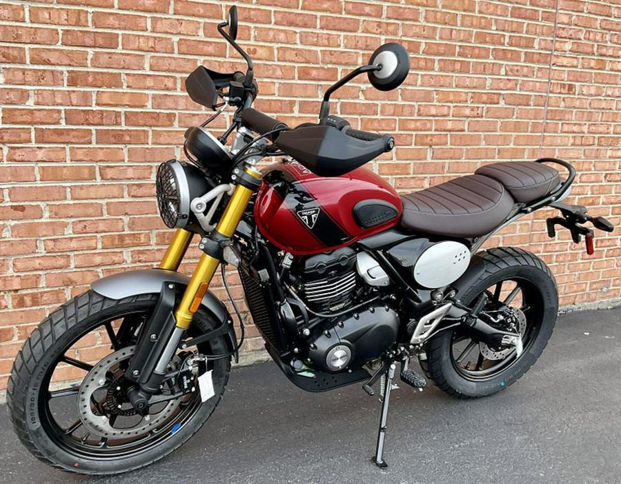 New 2025 Triumph Scrambler 400 X
