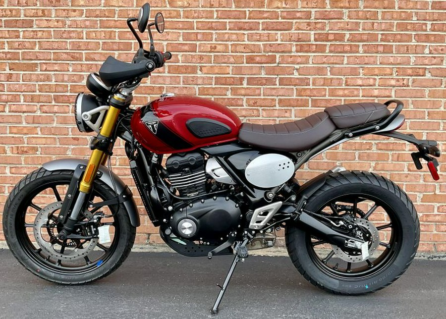 New 2025 Triumph Scrambler 400 X