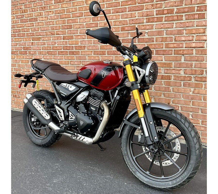 New 2025 Triumph Scrambler 400 X