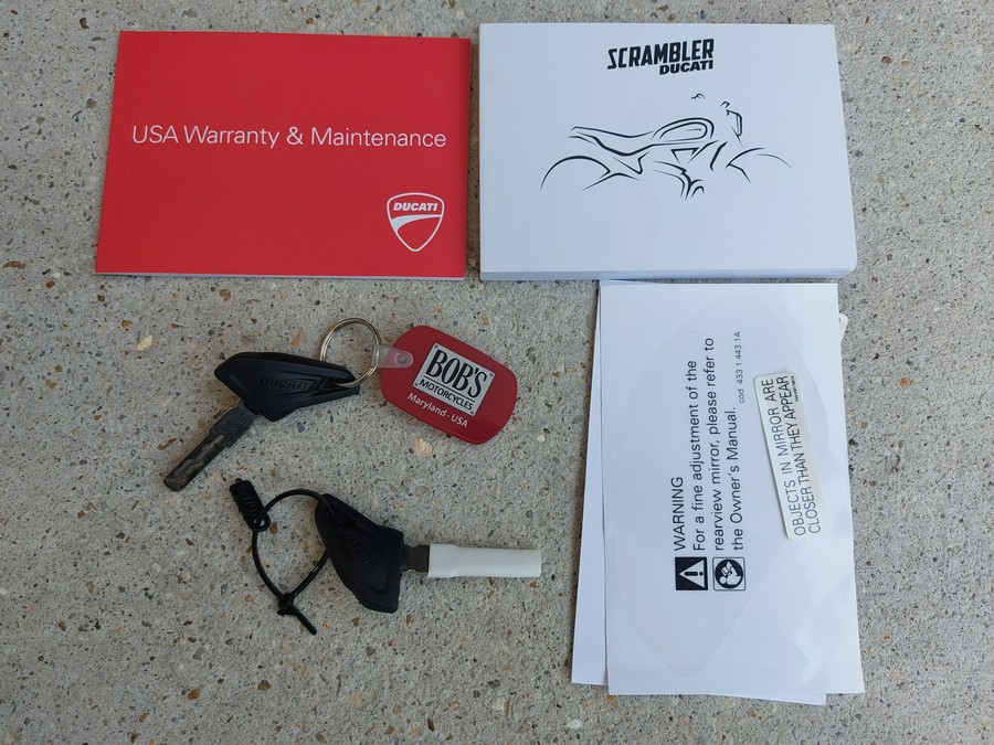 2023 Ducati Scrambler Urban Motard Star White Silk and Ducati GP ’19 Red
