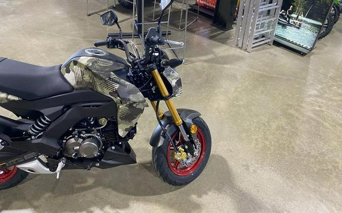 2025 Kawasaki Z125 PRO Cypher Camo Beige