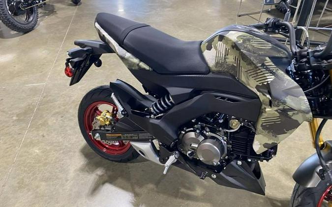 2025 Kawasaki Z125 PRO Cypher Camo Beige