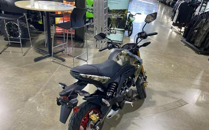 2025 Kawasaki Z125 PRO Cypher Camo Beige