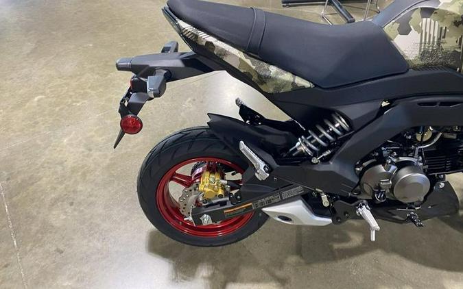 2025 Kawasaki Z125 PRO Cypher Camo Beige