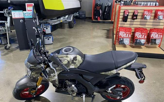 2025 Kawasaki Z125 PRO Cypher Camo Beige