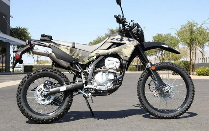 2026 Kawasaki KLX300 Cypher Camo Beige