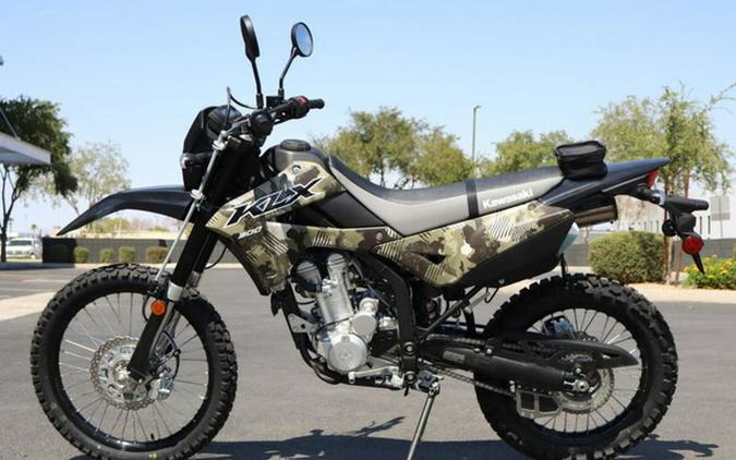 2026 Kawasaki KLX300 Cypher Camo Beige