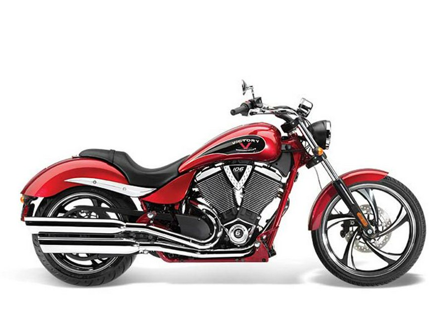 2014 Victory Motorcycles® Jackpot™ Sunset Red & Gloss Black