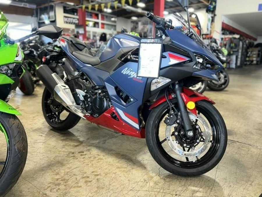 2026 Kawasaki Ninja 500 ABS Metallic Matte Twilight Blue