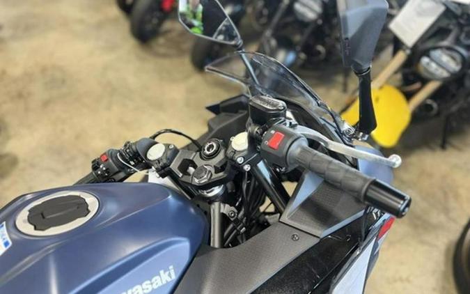 2026 Kawasaki Ninja 500 ABS Metallic Matte Twilight Blue