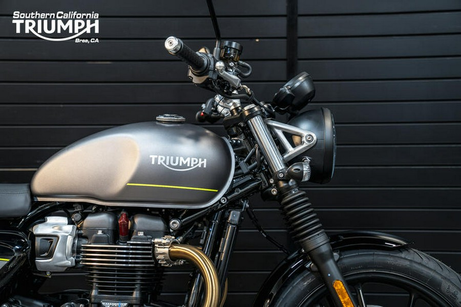 2023 Triumph Speed Twin 900 Matte Silver Ice