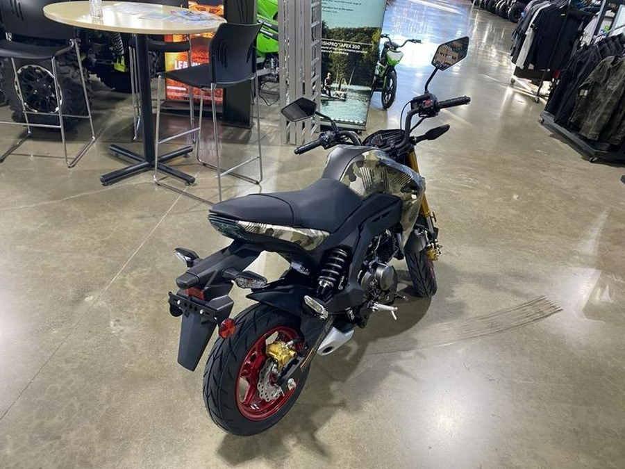 2025 Kawasaki Z125 PRO Cypher Camo Beige