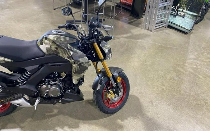 2025 Kawasaki Z125 PRO Cypher Camo Beige