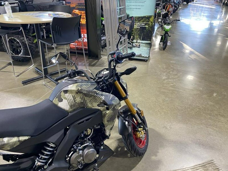2025 Kawasaki Z125 PRO Cypher Camo Beige