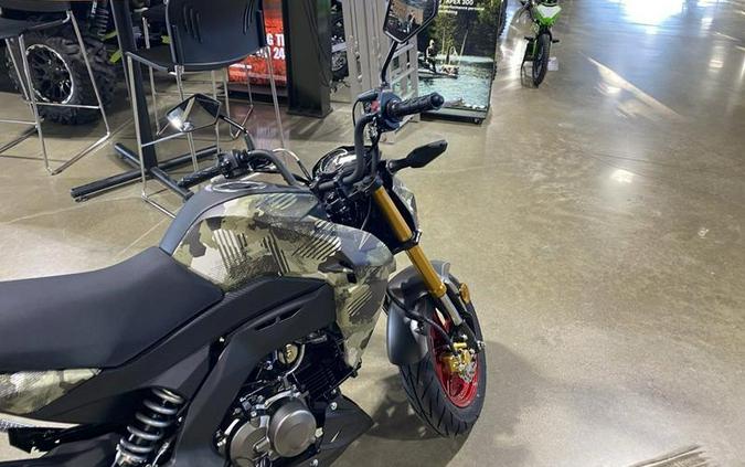 2025 Kawasaki Z125 PRO Cypher Camo Beige