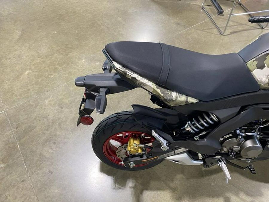 2025 Kawasaki Z125 PRO Cypher Camo Beige