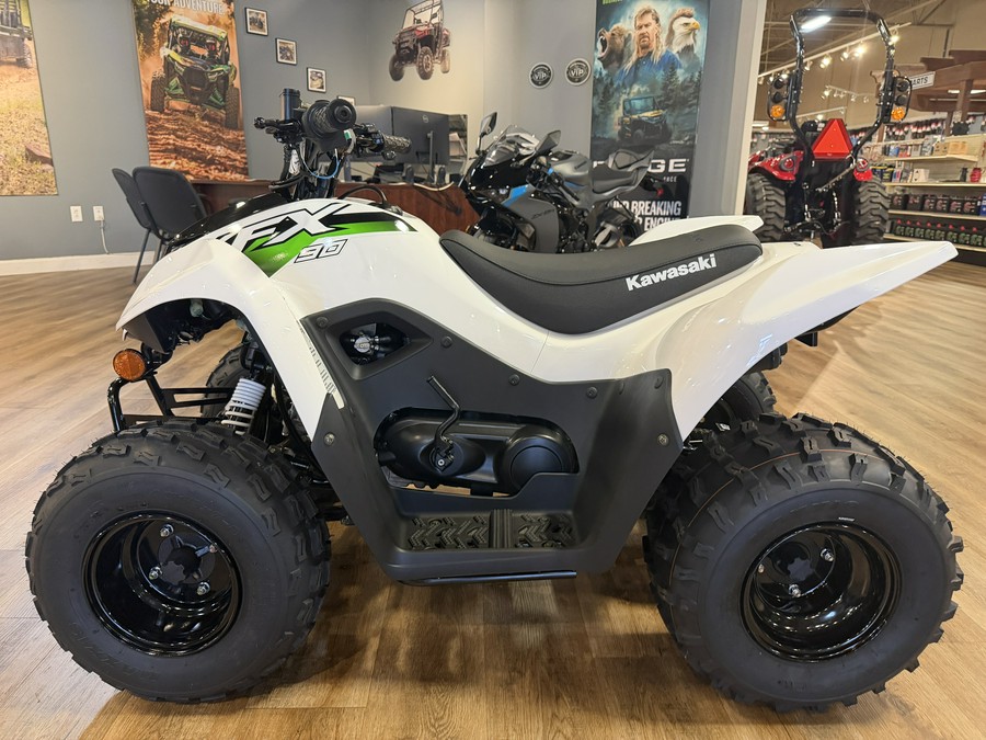 2026 Kawasaki KFX 90 Bright White - 109362