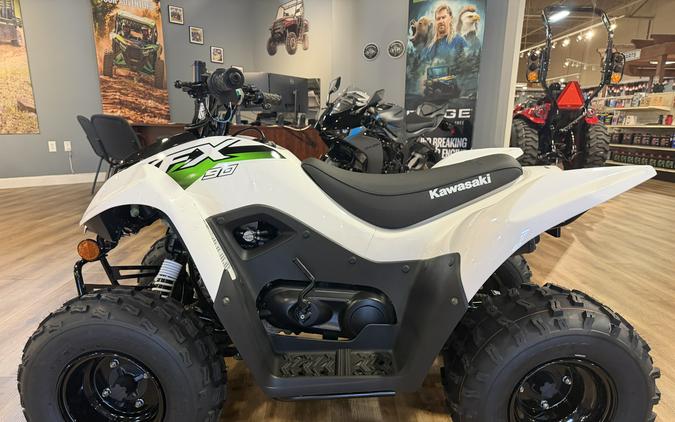 2026 Kawasaki KFX 90 Bright White - 109362