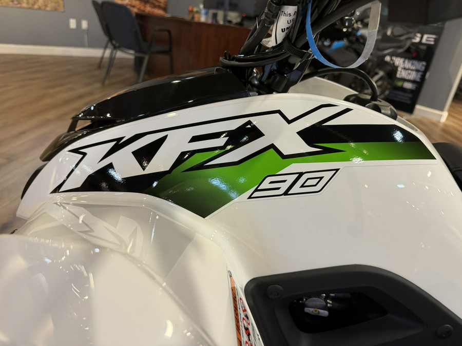 2026 Kawasaki KFX 90 Bright White - 109362