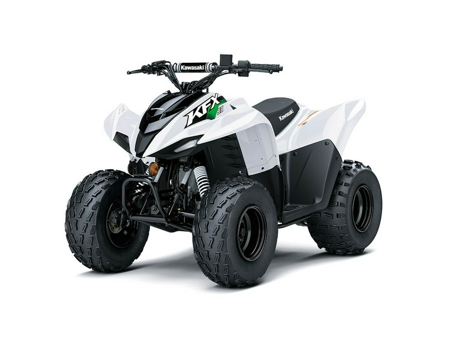 2026 Kawasaki KFX 90 Bright White - 109362
