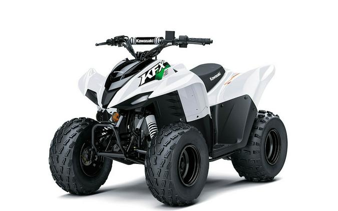 2026 Kawasaki KFX 90 Bright White - 109362