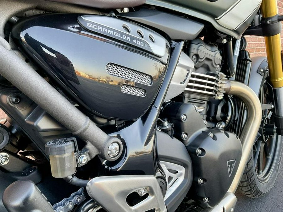 New 2025 Triumph Scrambler 400 X