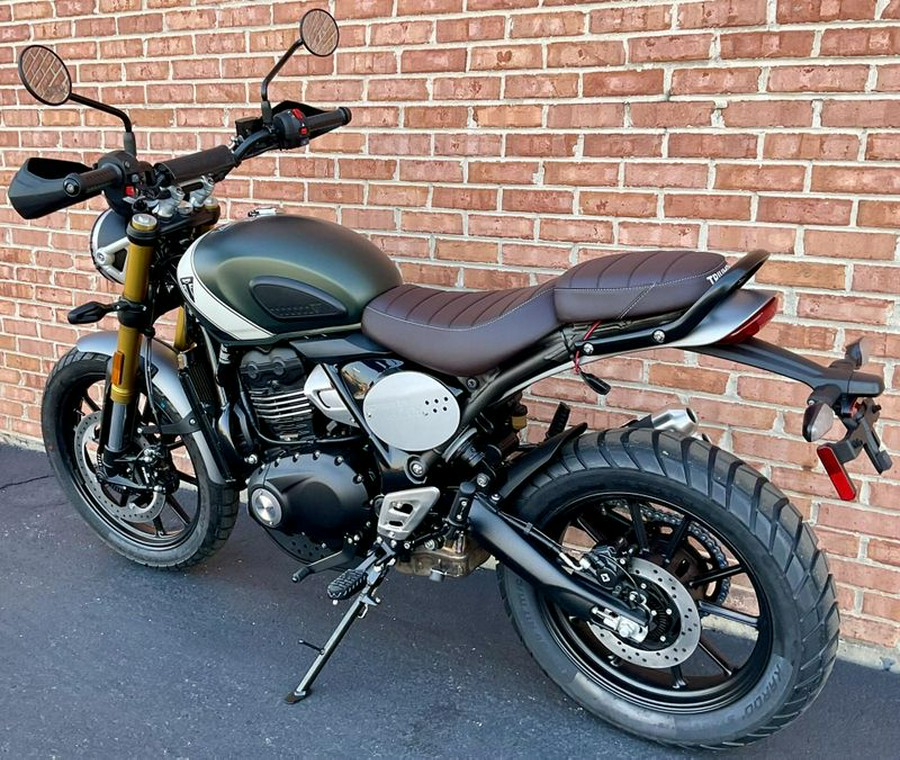 New 2025 Triumph Scrambler 400 X