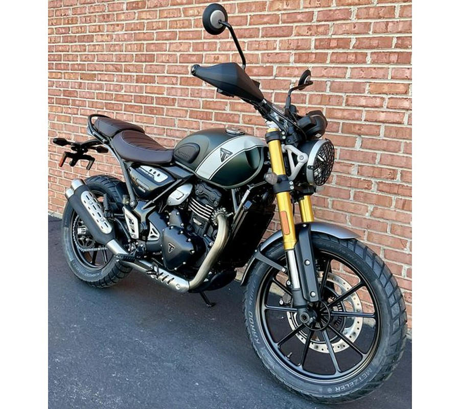 New 2025 Triumph Scrambler 400 X