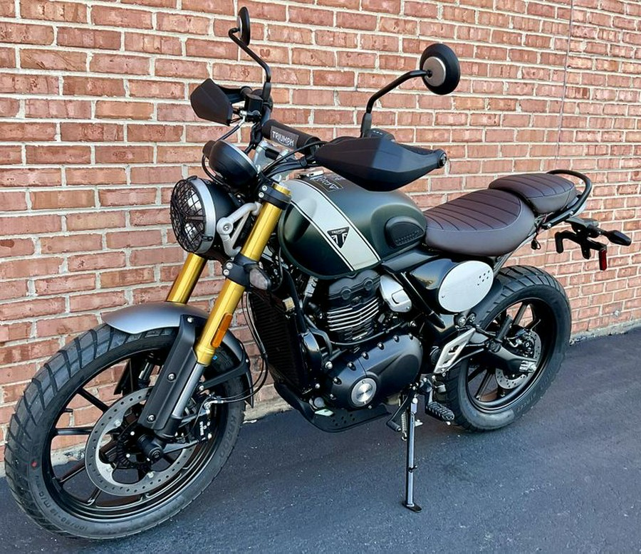 New 2025 Triumph Scrambler 400 X