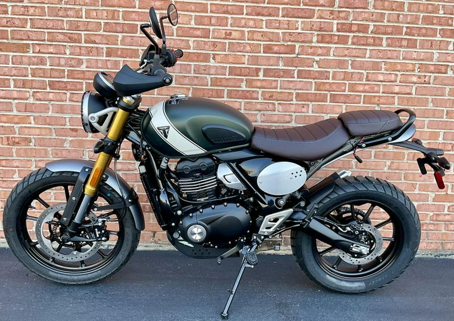 New 2025 Triumph Scrambler 400 X