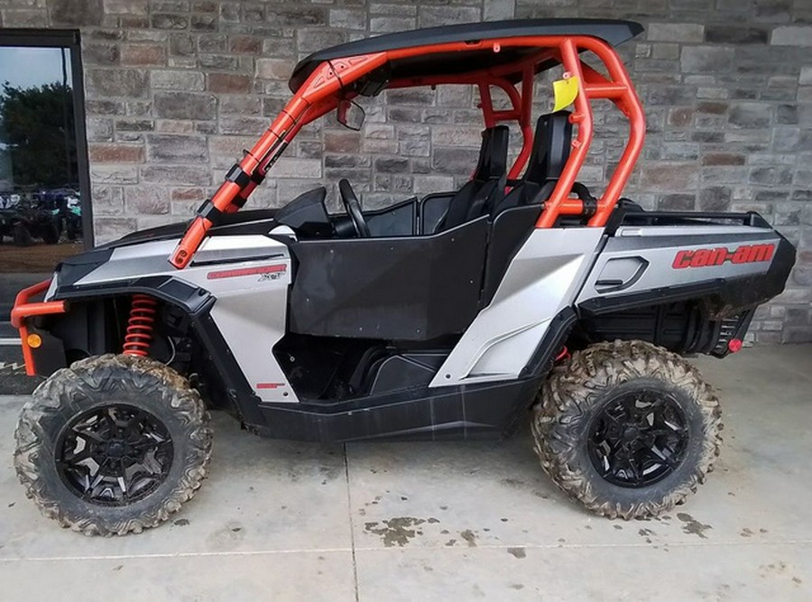 2018 Can-Am Commander XT 800R Brushed Aluminum & Can-Am Red