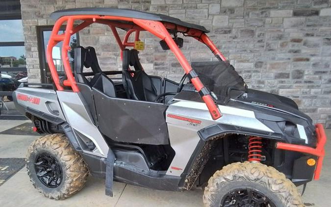 2018 Can-Am Commander XT 800R Brushed Aluminum & Can-Am Red