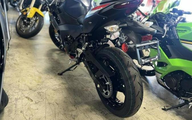2026 Kawasaki Ninja 500 ABS Metallic Matte Twilight Blue ABS Metallic Yellowish GreenEbony