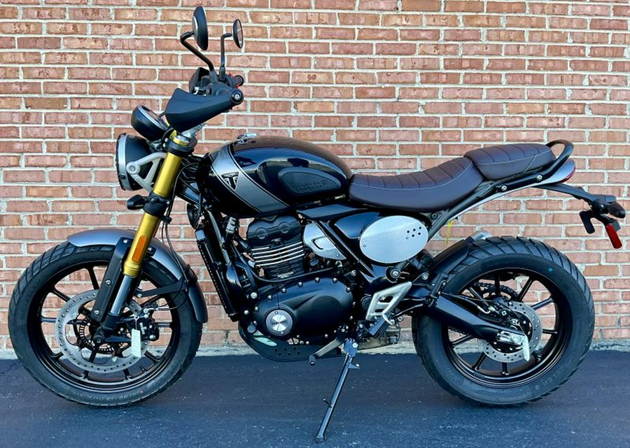 New 2025 Triumph Scrambler 400 X
